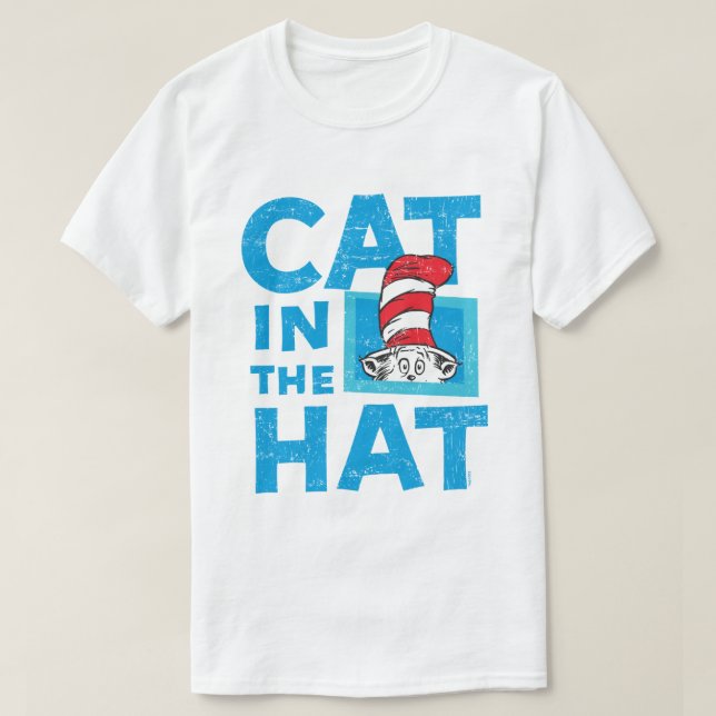 T-shirt Dr. Seuss | Logo du Chat dans le Chapeau (Design devant)
