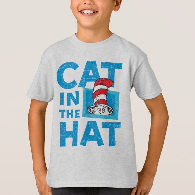 T-shirt Dr. Seuss | Logo du Chat dans le Chapeau (Devant)