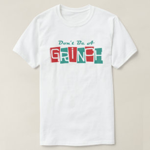 T-shirt Dr Seuss   Ne soyez pas un Grinch