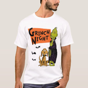 T-shirt Dr. Seuss Nuit Grinch Halloween Graphique