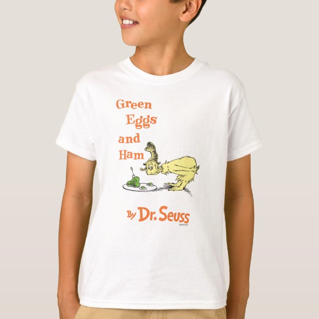 T-shirt Dr Seuss | Oeufs verts et jambon (Devant)