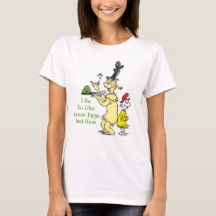 T-shirt Dr Seuss Oeufs verts et jambon Ami et Sam-I-Am