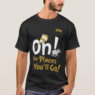T-shirt Dr. Seuss Oh, les endroits où tu vas ! Rétro