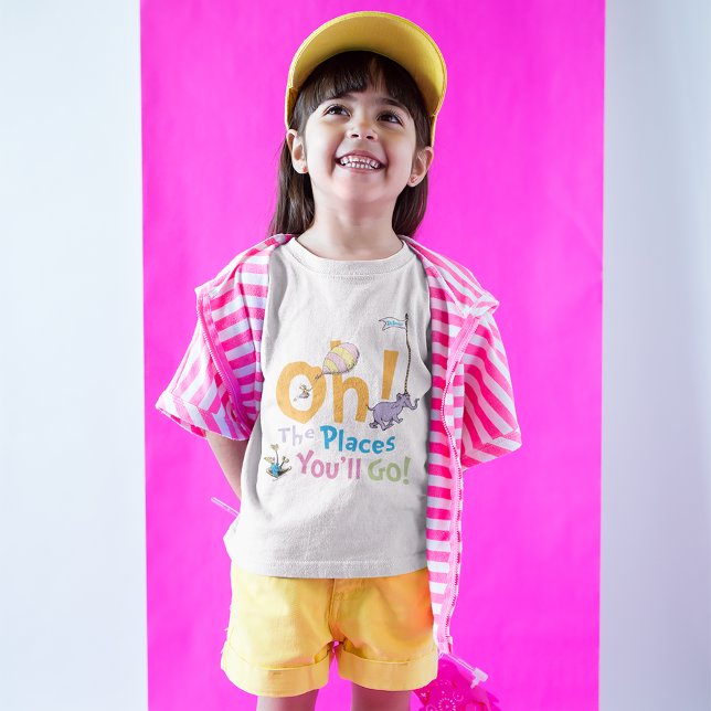 T-Shirt Dr Seuss | Oh, les endroits où vous irez ! (Kid wearing tshirt)