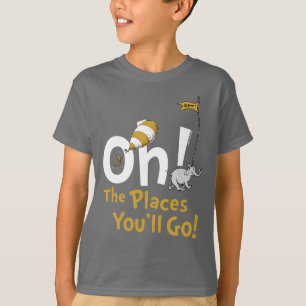 T-shirt Dr. Seuss Oh, les endroits que vous irez ! Rétro