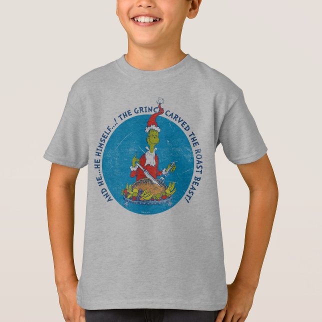 T-shirt Dr Seuss | The Grinch | Bête rôtie de Noël (Devant)