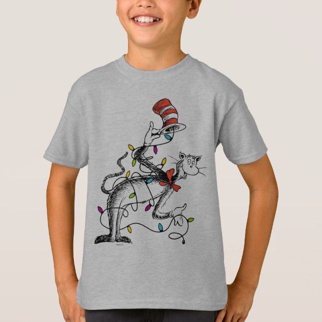 T-shirt Dr Seuss | The Grinch | Chat malicieux dans la Ha (Devant)