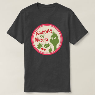 T-shirt Dr Seuss The Grinch - Naughty ou Nice?