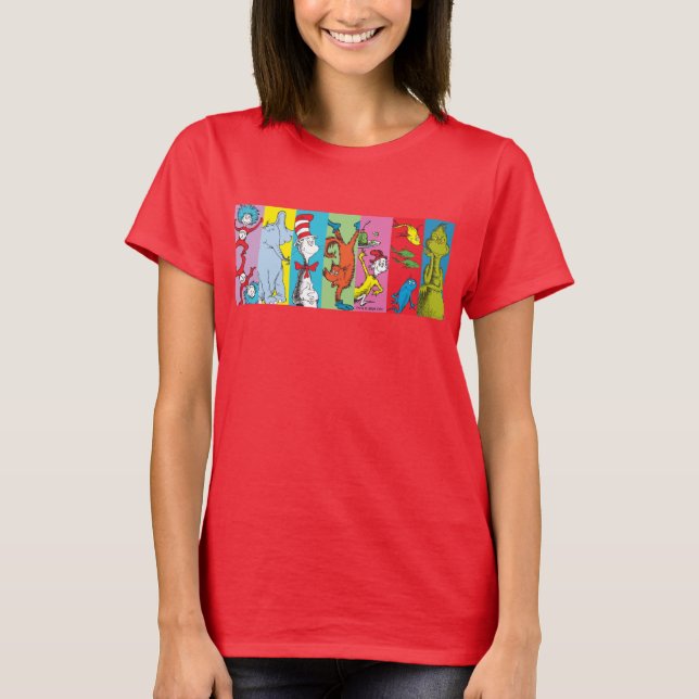 T-shirt Dr. Seuss | Tranche de personnage (Devant)