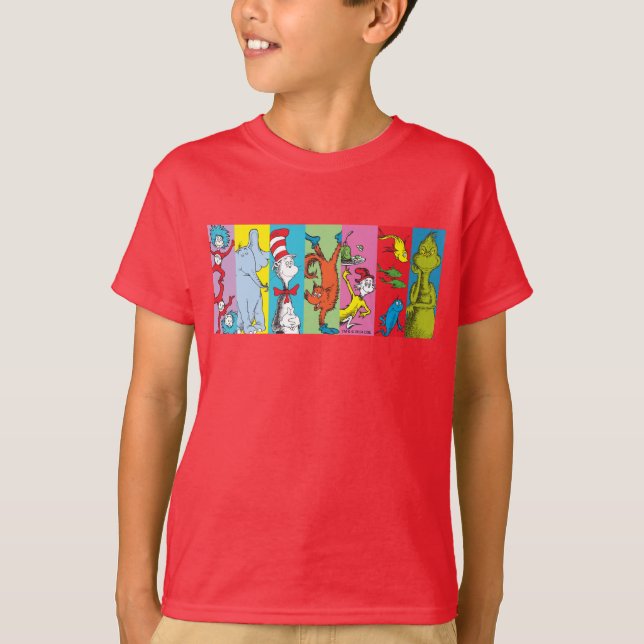 T-shirt Dr. Seuss | Tranche de personnage (Devant)