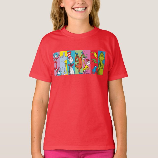 T-shirt Dr. Seuss | Tranche de personnage (Devant)