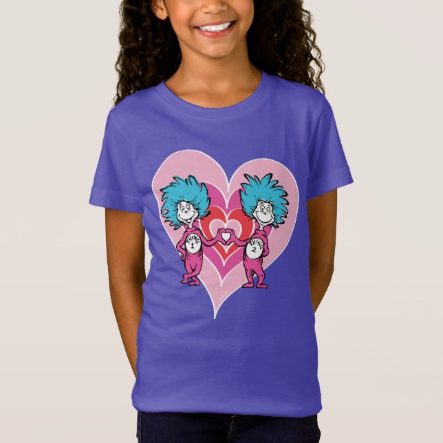 T-Shirt Dr. Seuss Valentine | Chose 1 Chose 2 (Devant)