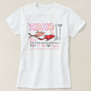 T-shirt Dr Seuss Valentine  Conception XOXO