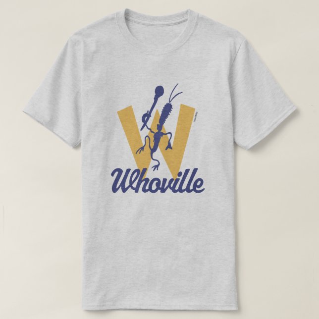 T-shirt Dr Seuss | Who-ville W Logo (Design devant)