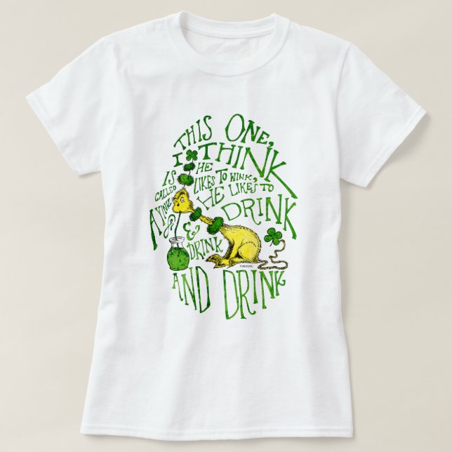 T-shirt Dr. Seuss | Yink - Saint-Patrick (Design devant)
