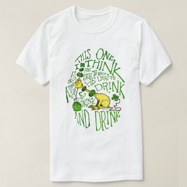 T-shirt Dr Seuss | Yink - Saint Patrick's Day (Design devant)