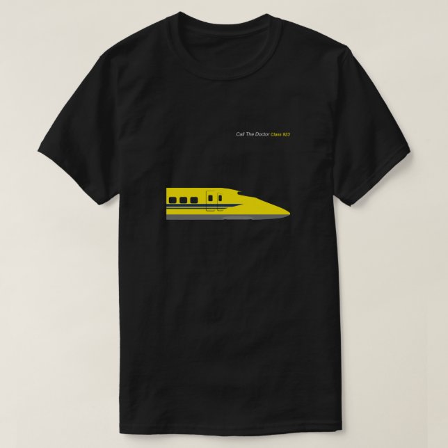T-shirt Dr. Yellow 923 Shinkansen Classic (Design devant)