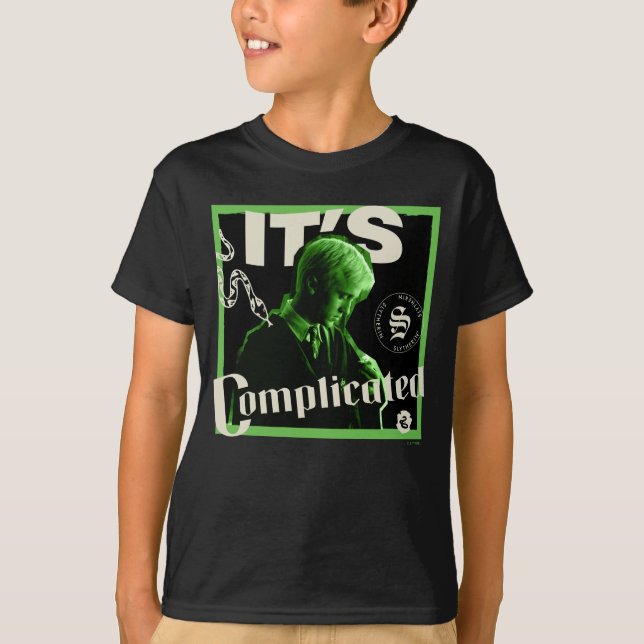 T-shirt Draco Malfoy - "C'est compliqué" (Devant)