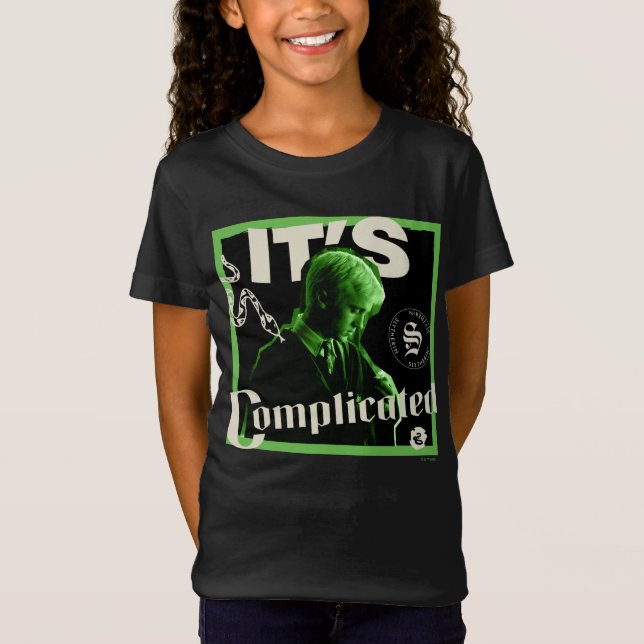 T-Shirt Draco Malfoy - "C'est Compliqué" (Devant)