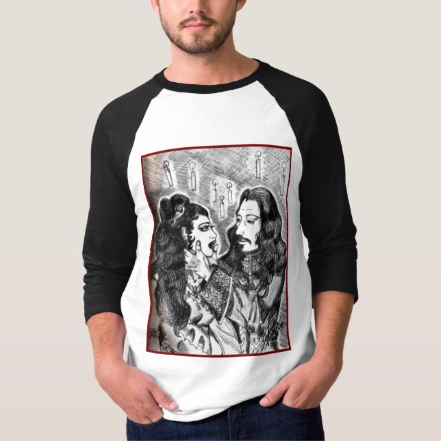 T-shirt Dracula et Mina (Devant)