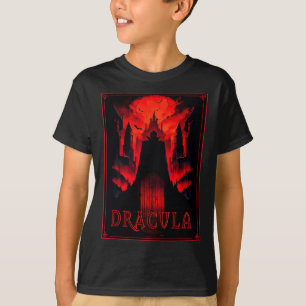 T-shirt Dracula Gothique Horreur Vampire Art -halloween Va