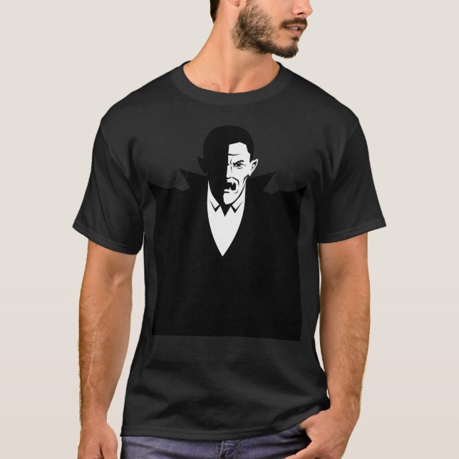 T-shirt Dracula Retro (Devant)