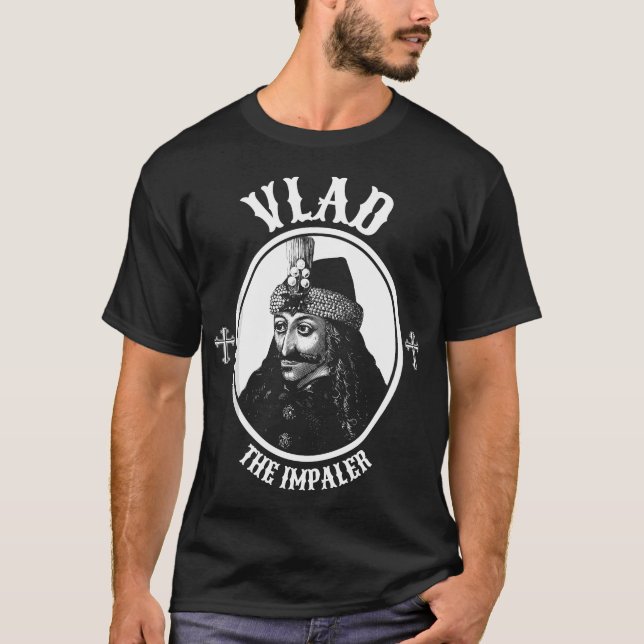 T-shirt Dracula Vlad L'Impaler La Goth Des Morts Impalers (Devant)