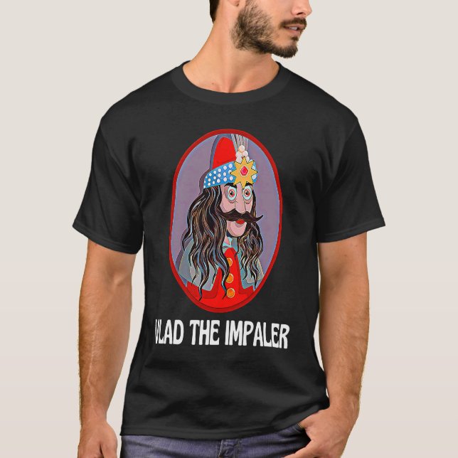 T-shirt Dracula Vlad L'Impaler Vlad Tepes (Devant)