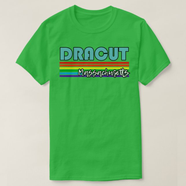 T-shirt Dracut Massachusetts Pride Dracut LGBT Cadeau LGBT (Design devant)