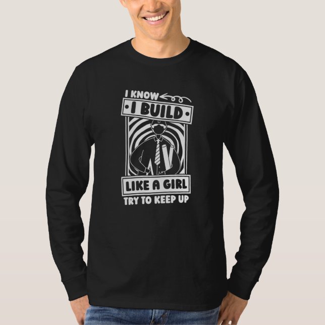T-shirt Draftsman Humor House  Civil Engineer Buildings Ar (Devant)