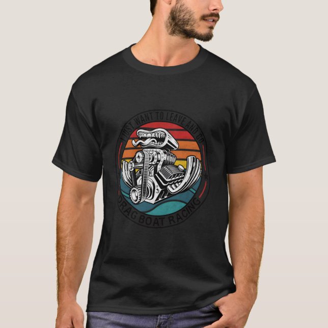 T-shirt Drag Boat Racing Drag Boat (Devant)