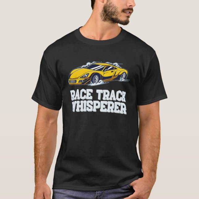 T-shirt Drag Racing Drifting And Drag Racer  Heartbeat (Devant)