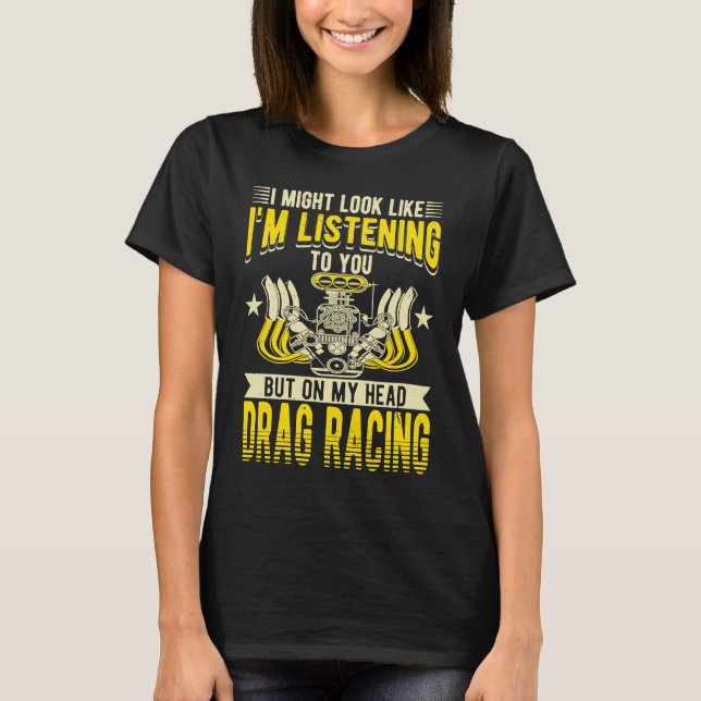 T-shirt Drag Racing Fan Big Blocks (Devant)