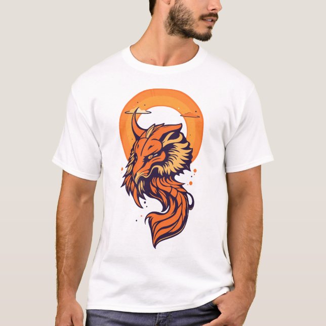 T-shirt dragon (Devant)