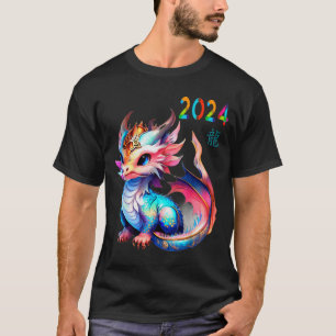 T-shirt Dragon 2024 Année du Dragon Bonne année lunaire