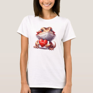 T-shirt Dragon à poils doux Be Mine Valentine
