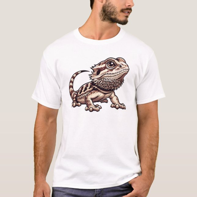 T-Shirt Dragon À Porte (Devant)