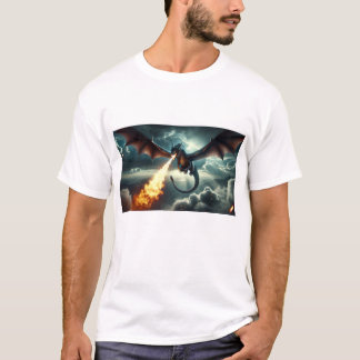 T-shirt Dragon à respirer le feu