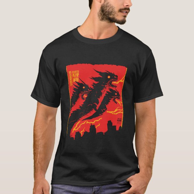 T-shirt Dragon à trois tempêtes (Devant)