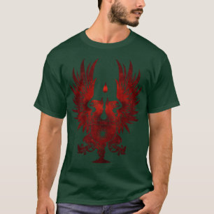 T-shirt Dragon Age Grey Warden Rouge Blanc BG