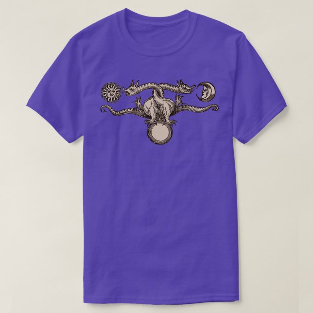 T-shirt Dragon alchimique (Design devant)