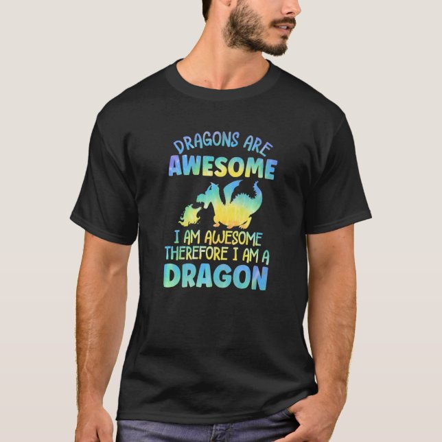 T-shirt Dragon Apparel Dragon Accessories for Women and Gi (Devant)