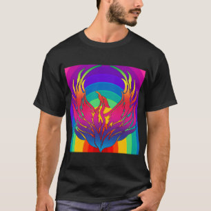 T-shirt Dragon arc-en-ciel