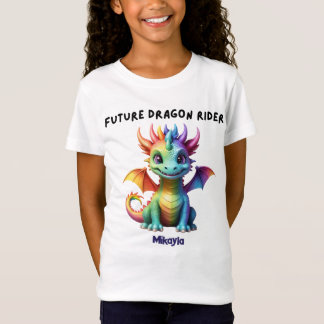 T-Shirt Dragon arc-en-ciel personnalisé