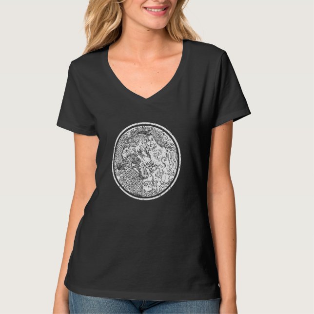 T-shirt Dragon, asiatique, dragon chinois (Devant)