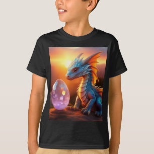T-shirt Dragon aux oeufs de cristal