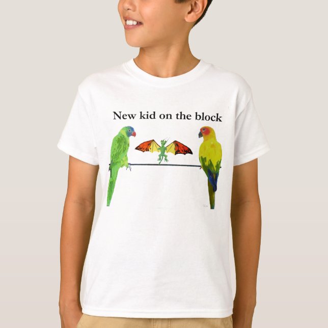 T-shirt Dragon aux oiseaux (Devant)