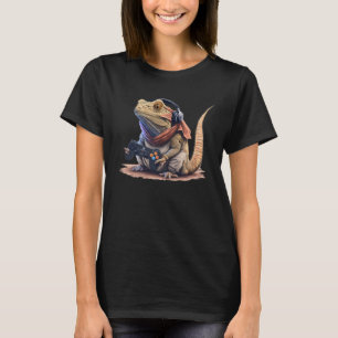 T-shirt Dragon barbu Jeu vidéo Reptiles lézard