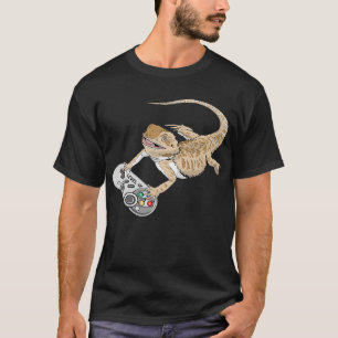 T-shirt Dragon barbu Jeu Vidéo Reptiles Pagona