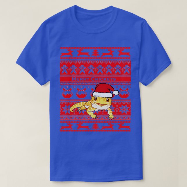 T-shirt Dragon barbu Noël laid (Design devant)